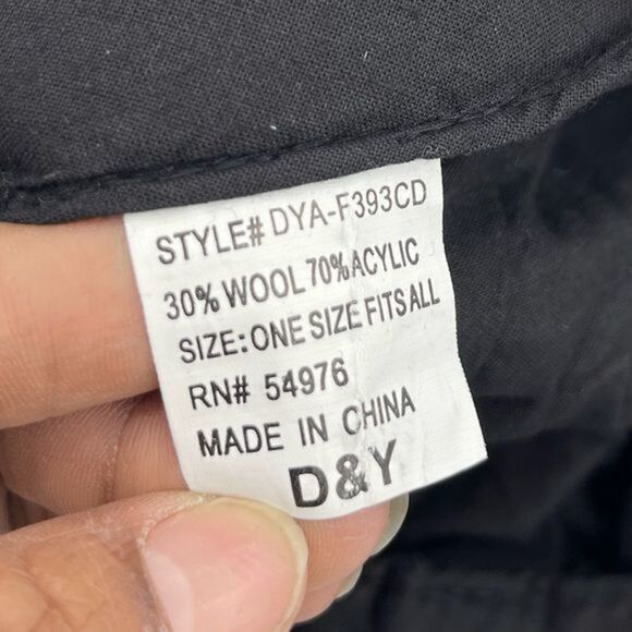 Flat Cap Women Black and Gray Plaid Classic Beret Hat One Size - Picture 7 of 8